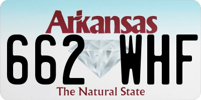 AR license plate 662WHF