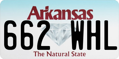 AR license plate 662WHL
