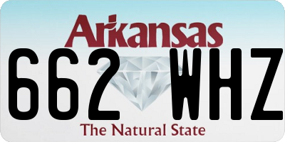 AR license plate 662WHZ