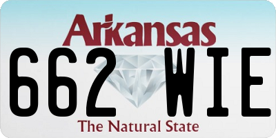 AR license plate 662WIE