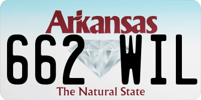 AR license plate 662WIL