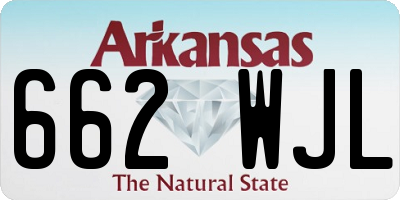 AR license plate 662WJL