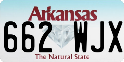 AR license plate 662WJX