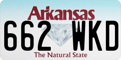 AR license plate 662WKD