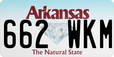 AR license plate 662WKM