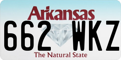 AR license plate 662WKZ