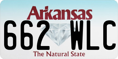 AR license plate 662WLC