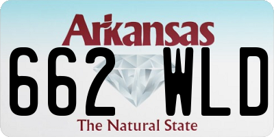 AR license plate 662WLD