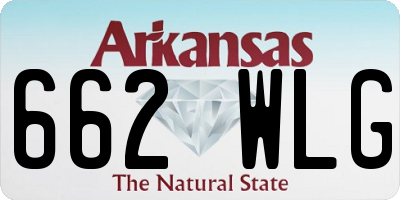 AR license plate 662WLG