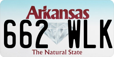 AR license plate 662WLK