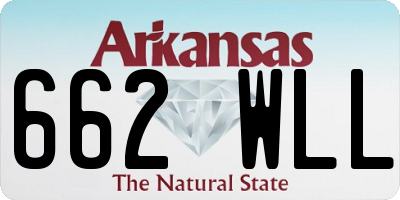 AR license plate 662WLL