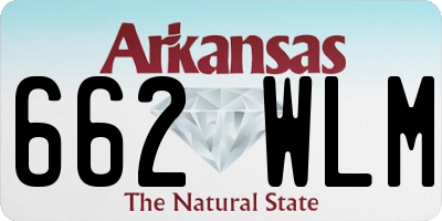 AR license plate 662WLM