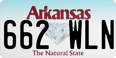 AR license plate 662WLN