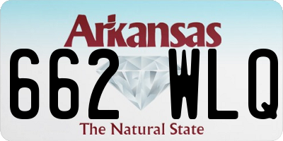 AR license plate 662WLQ