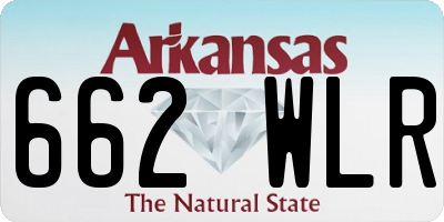 AR license plate 662WLR