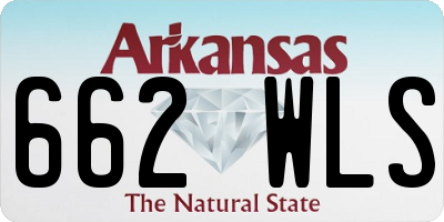 AR license plate 662WLS