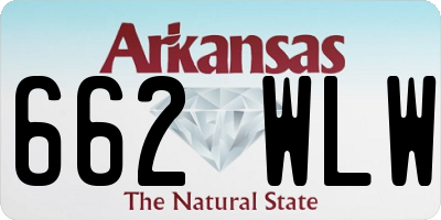AR license plate 662WLW