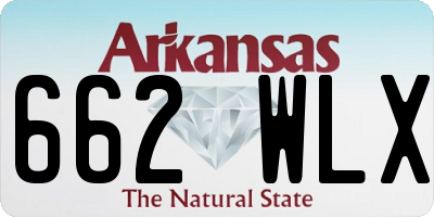 AR license plate 662WLX