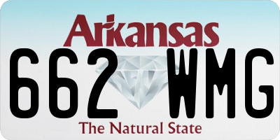 AR license plate 662WMG