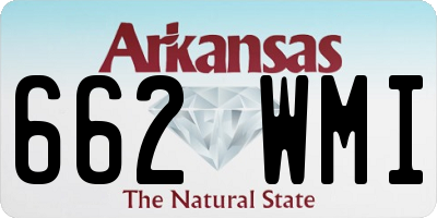 AR license plate 662WMI