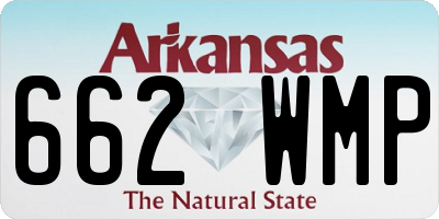 AR license plate 662WMP