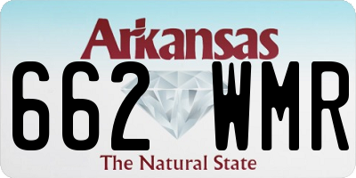 AR license plate 662WMR
