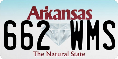 AR license plate 662WMS