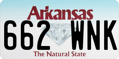 AR license plate 662WNK