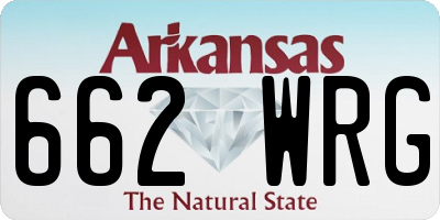 AR license plate 662WRG