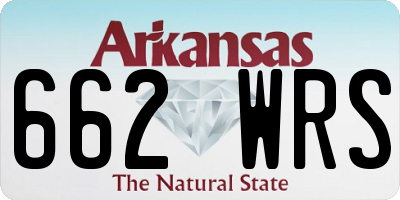 AR license plate 662WRS