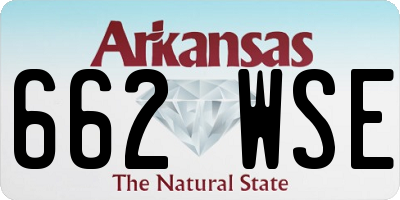 AR license plate 662WSE