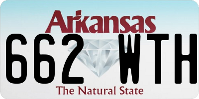AR license plate 662WTH