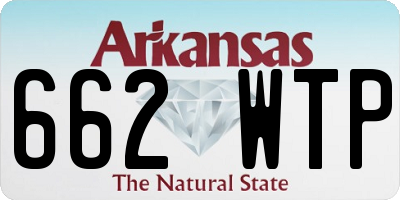 AR license plate 662WTP