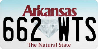 AR license plate 662WTS