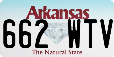 AR license plate 662WTV