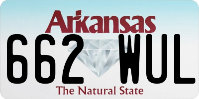 AR license plate 662WUL