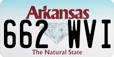 AR license plate 662WVI