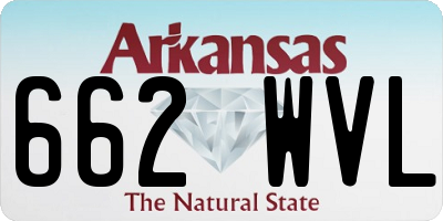 AR license plate 662WVL