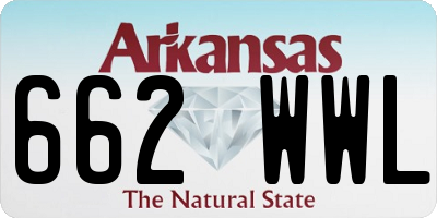 AR license plate 662WWL