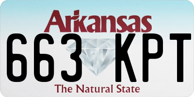 AR license plate 663KPT