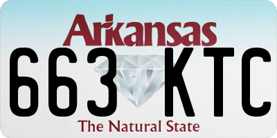 AR license plate 663KTC