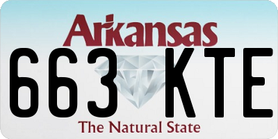 AR license plate 663KTE