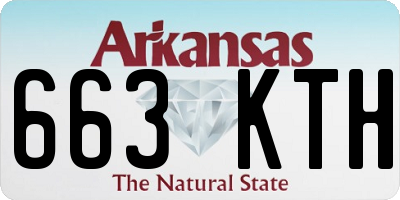 AR license plate 663KTH