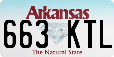AR license plate 663KTL