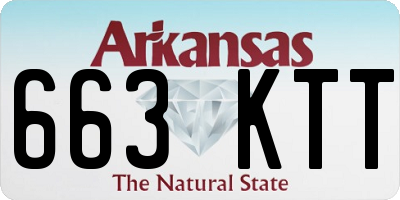 AR license plate 663KTT