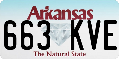 AR license plate 663KVE