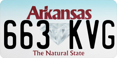 AR license plate 663KVG