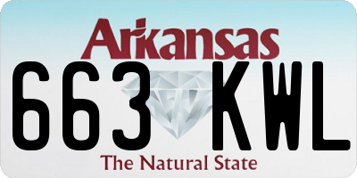 AR license plate 663KWL