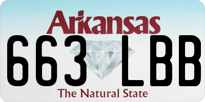 AR license plate 663LBB