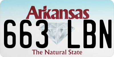 AR license plate 663LBN